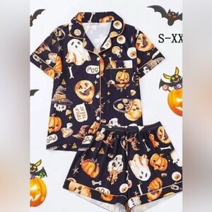 NWT Plus size XXL Halloween Themed Pajama Short Set